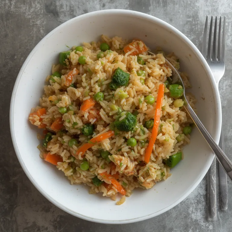 10-Minute Meal Plan: Quick Veggie Fried Rice