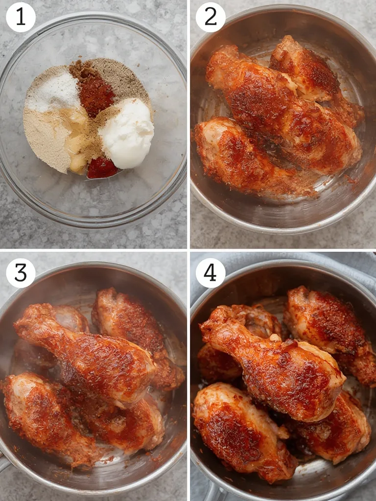 4 Ingredient BBQ Chicken Drumsticks steps