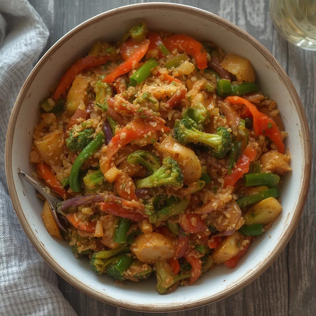 5-Ingredient Veggie Stir Fry: Quick & Delicious Recipe Ideas for Busy Weeknights 4 Finished Veggie Stir Fry