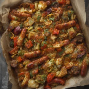 Busy-Family Meal Plan: Sheet-Pan Sausage & Veggie Bake