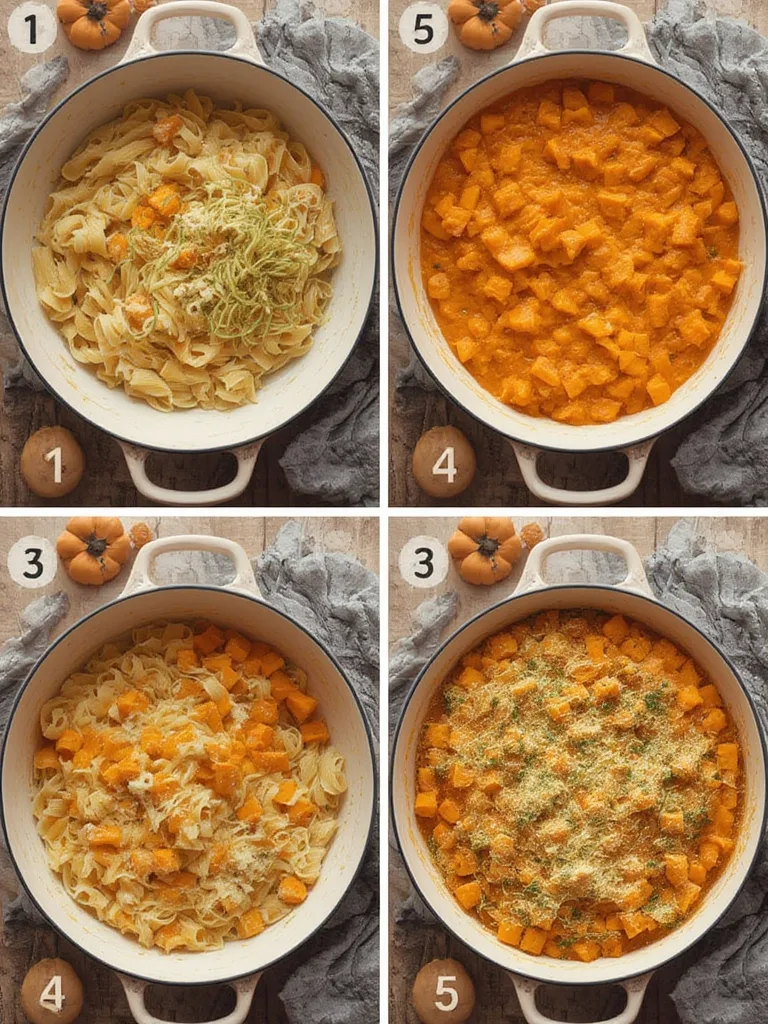 Cozy Fall Meal Planning: Butternut Squash Pasta – Your Ultimate Guide to Delicious Dinners! 3 Cozy Fall Meal Planning Butternut Squash Pasta steps