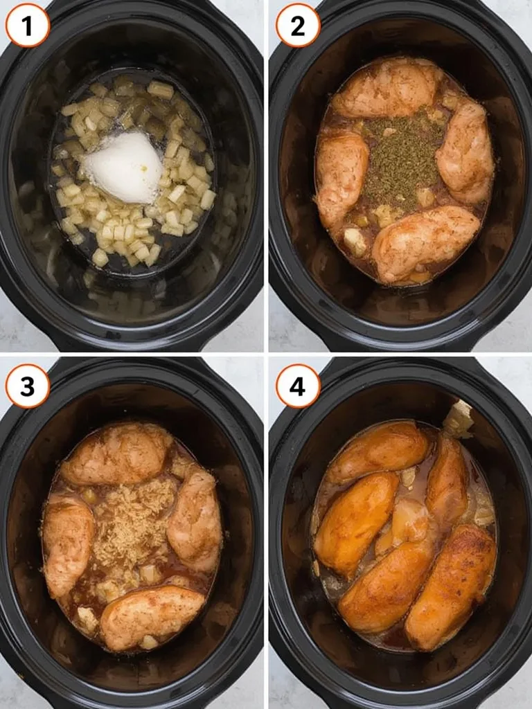 Easy Crockpot Weeknight Plan: Honey Garlic Chicken 3 Person actively writing down their meal plan on a template.