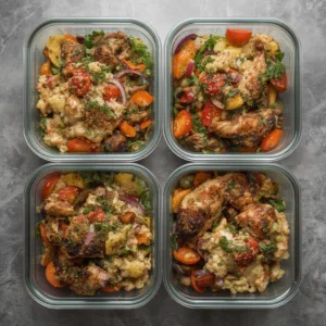 Healthy 7-Day Plan: Greek Chicken Bowls (Meal-Prep)