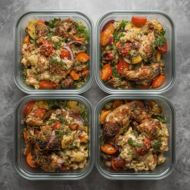 Healthy 7-Day Plan: Greek Chicken Bowls (Meal-Prep)