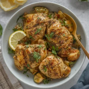 Mediterranean Weekly Plan: Herb Lemon Chicken