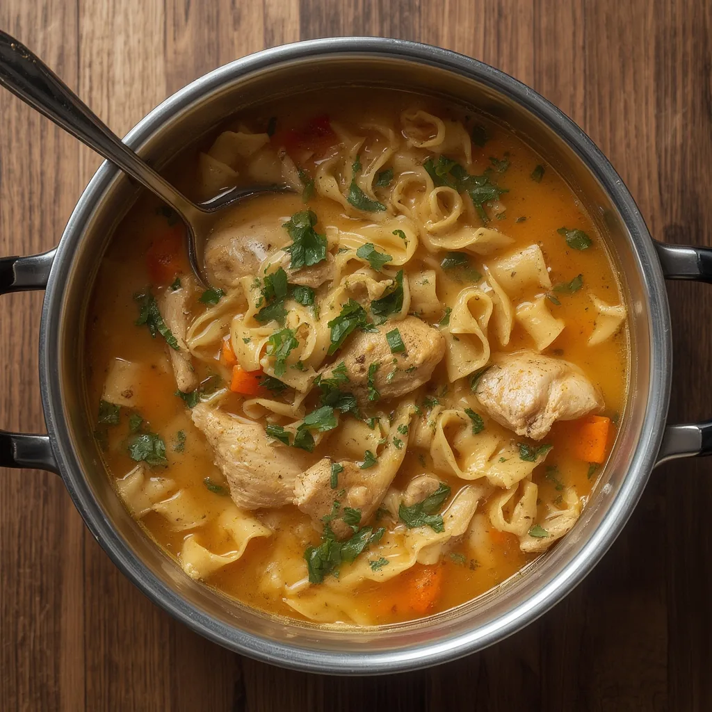 One-Pot Chicken Noodle Soup: Easy Recipe Ideas for Tasty Weeknight Meals 4 Served One-Pot Chicken Noodle Soup
