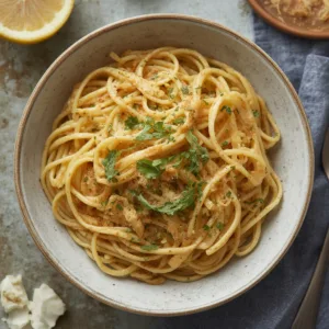 Simple Weekly Meal Plan: 20-Minute Lemon Garlic Pasta