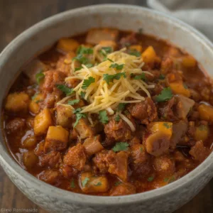 Veggie-Loaded Turkey Chili