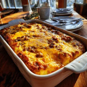 Cheesy Sausage Breakfast Casserole Delight: The Ultimate Morning Comfort Dish 6 Cheesy Sausage Breakfast Casserole