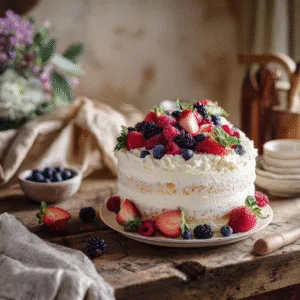 Berry Chantilly Cake