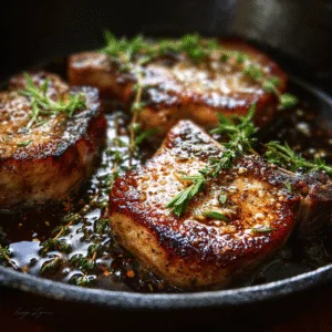 Garlic Butter Pork Chops (Skillet)