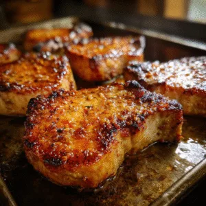 Brown Sugar Baked Pork Chops