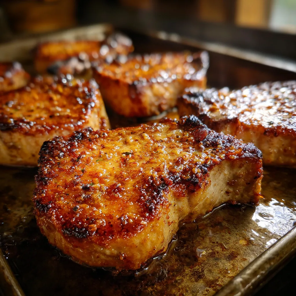 Brown Sugar Baked Pork Chops