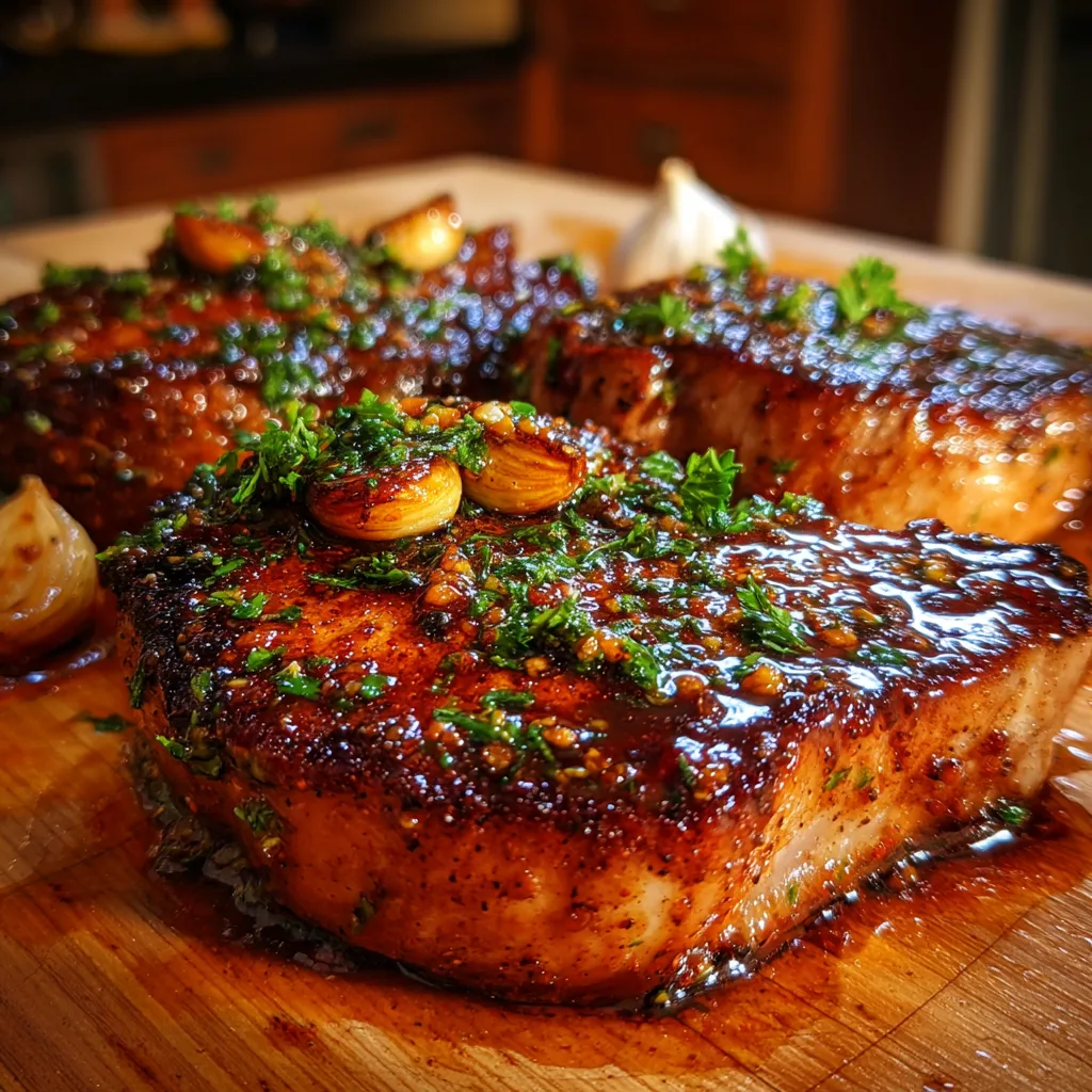 Honey Garlic Pork Chops