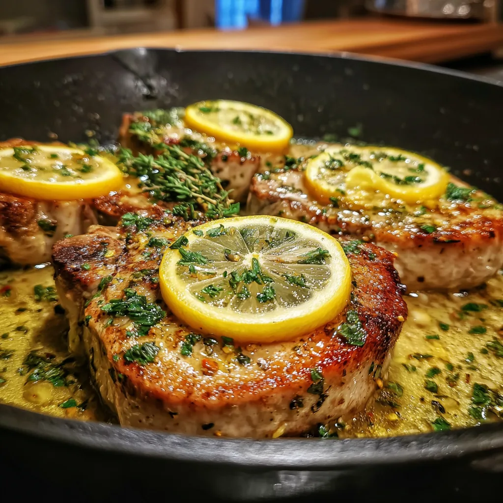 Lemon Herb Pork Chops