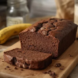 Butter-Free Chocolate Banana Bread