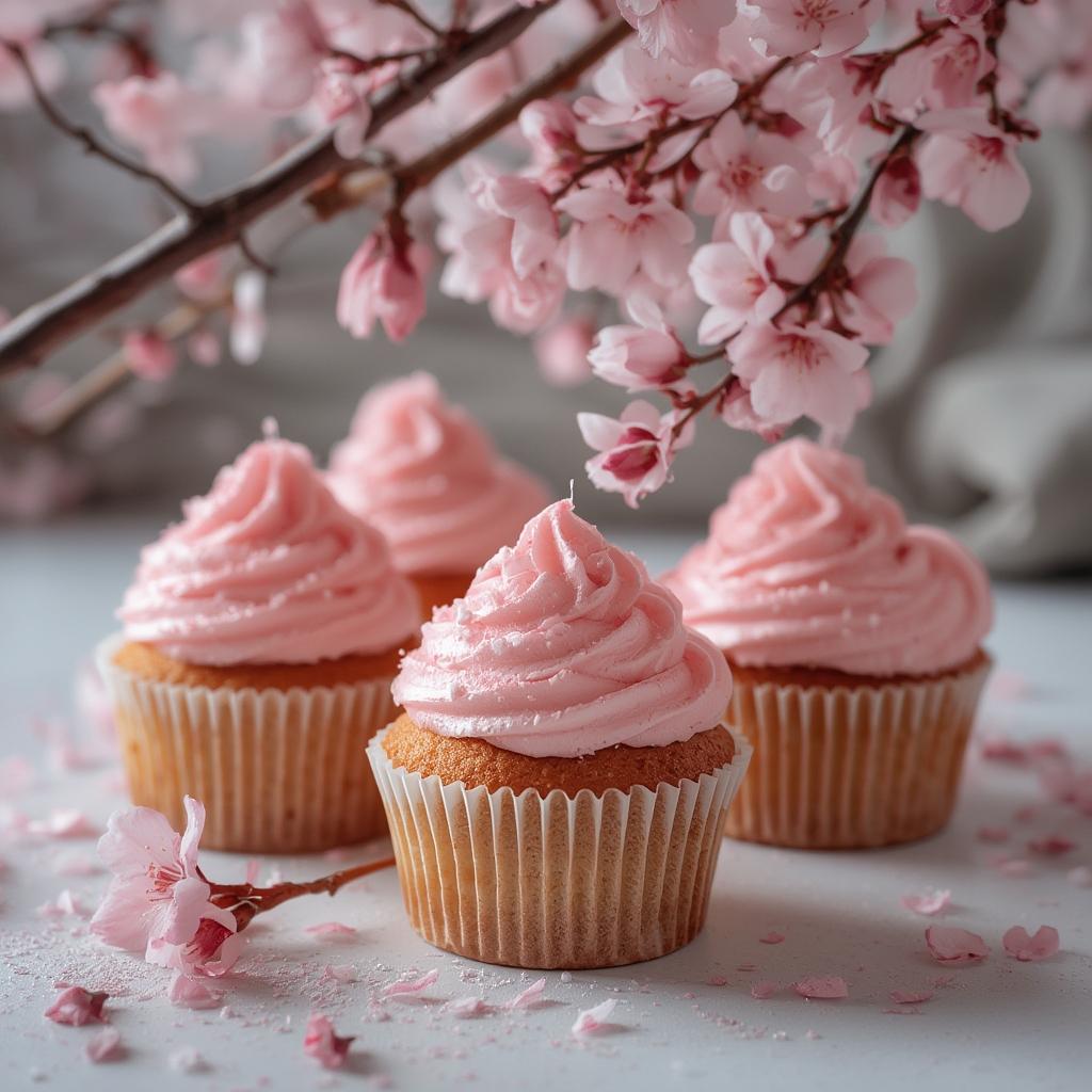 Cherry Blossom Cupcakes 19