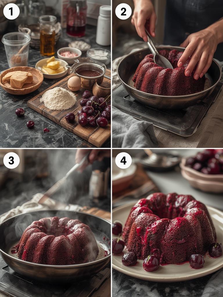 Cherry Burgundy Bundt Cake 2
