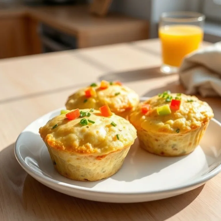Cottage Cheese & Egg Breakfast Muffins