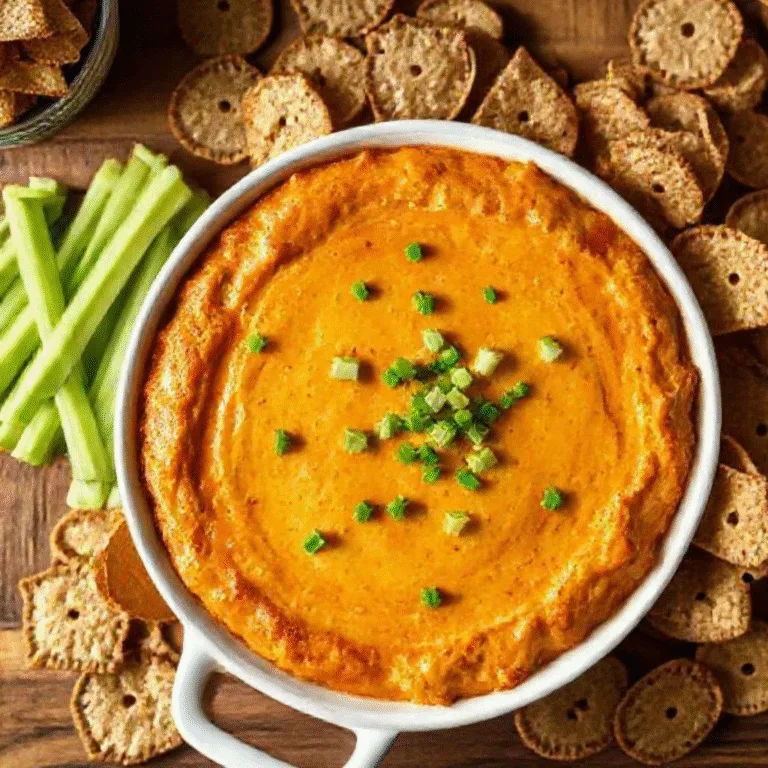 Healthy Buffalo Chicken Dip