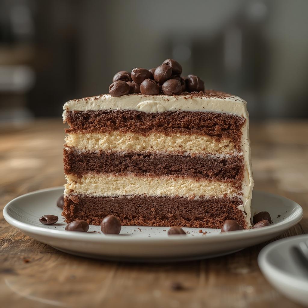 Easy One Batter Neapolitan Cake