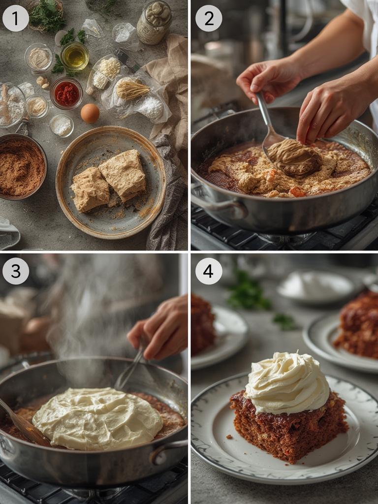 Homemade Neapolitan Cake with Cream Cheese Frosting 2