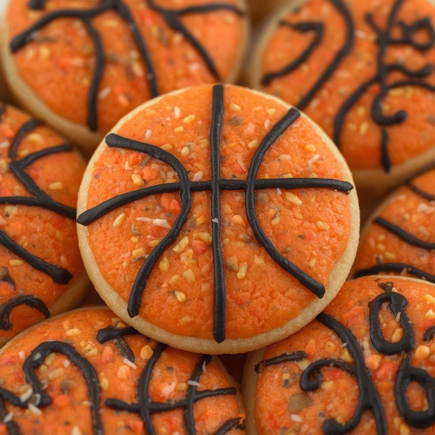 Lakers Themed Basketball Cookies 7