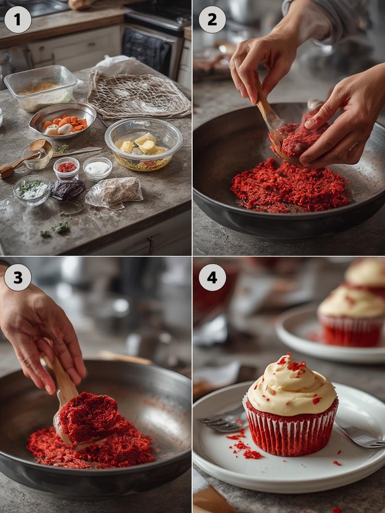 Mini Red Velvet Cupcakes 2