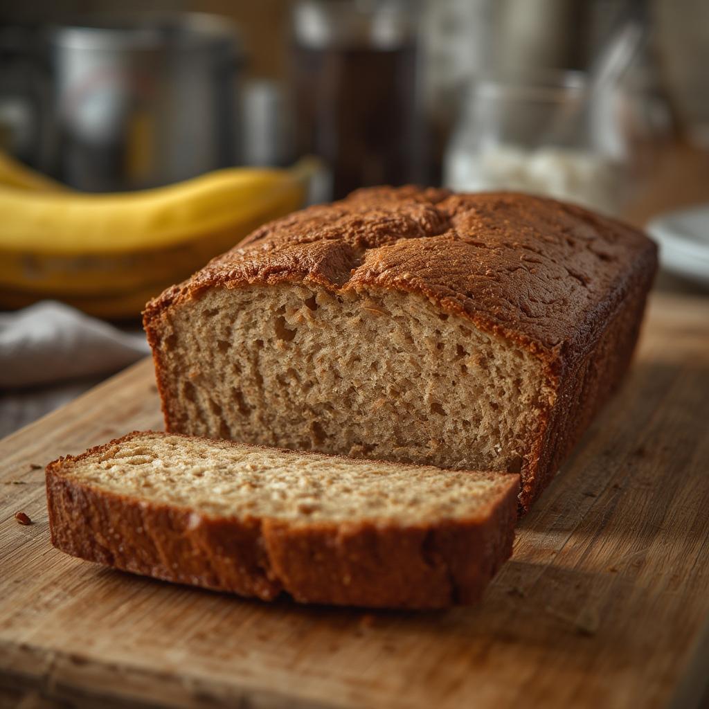 No Sour Cream Banana Bread