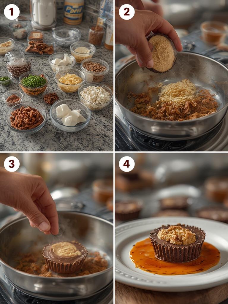 Protein Reeses Cups with Cottage Cheese Filling 2