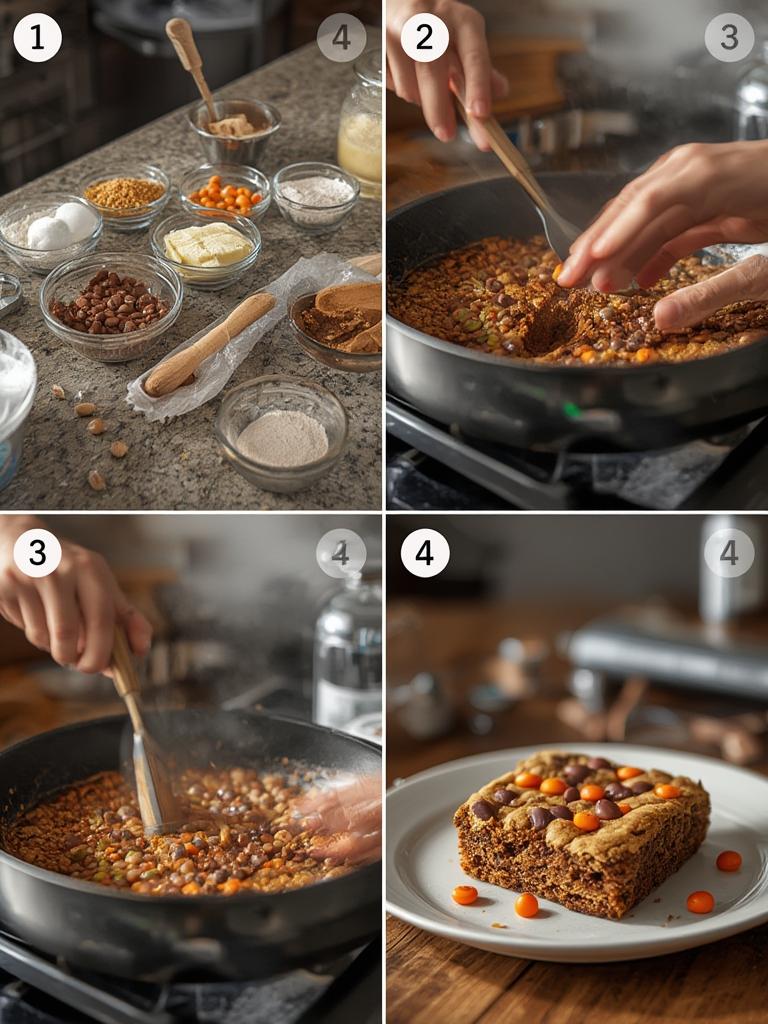 Reeses Pieces Peanut Butter Blondies 2