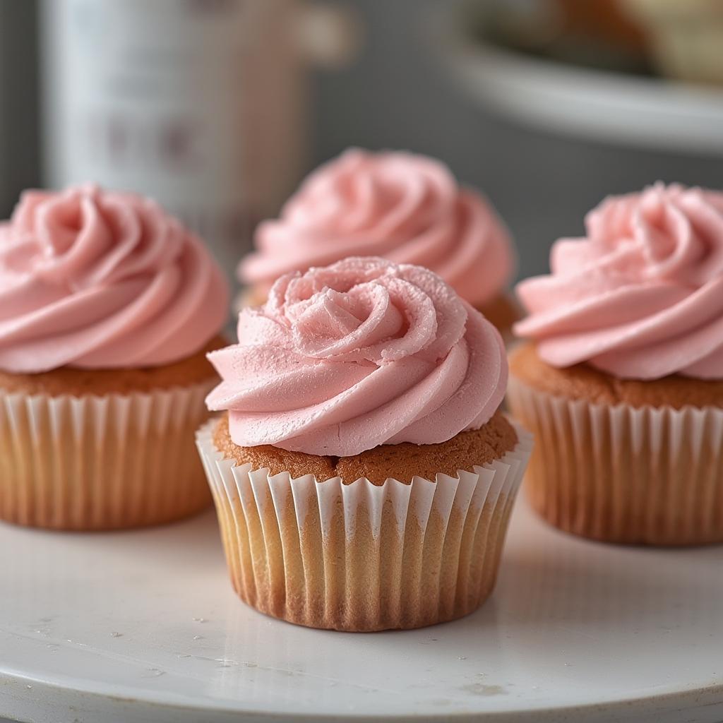 Rose Buttercream Cupcakes 3