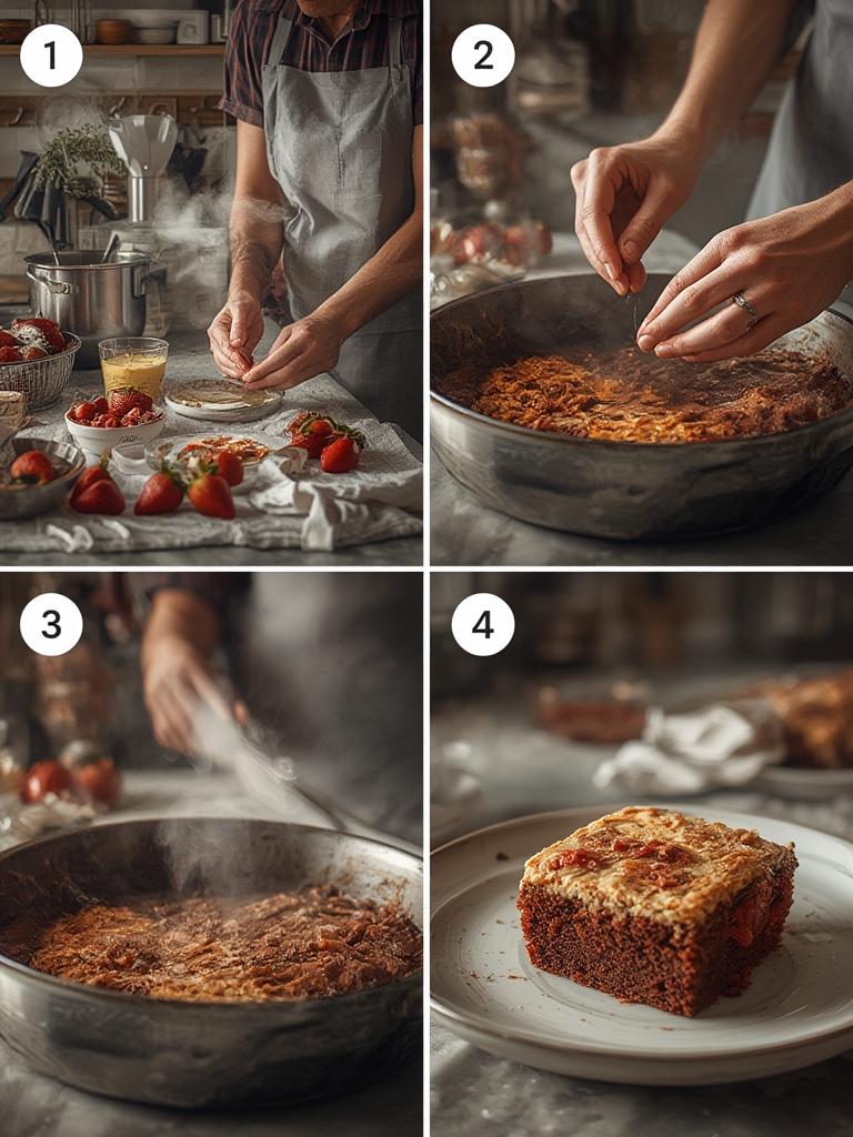 Strawberry Chocolate Vanilla Cake 6