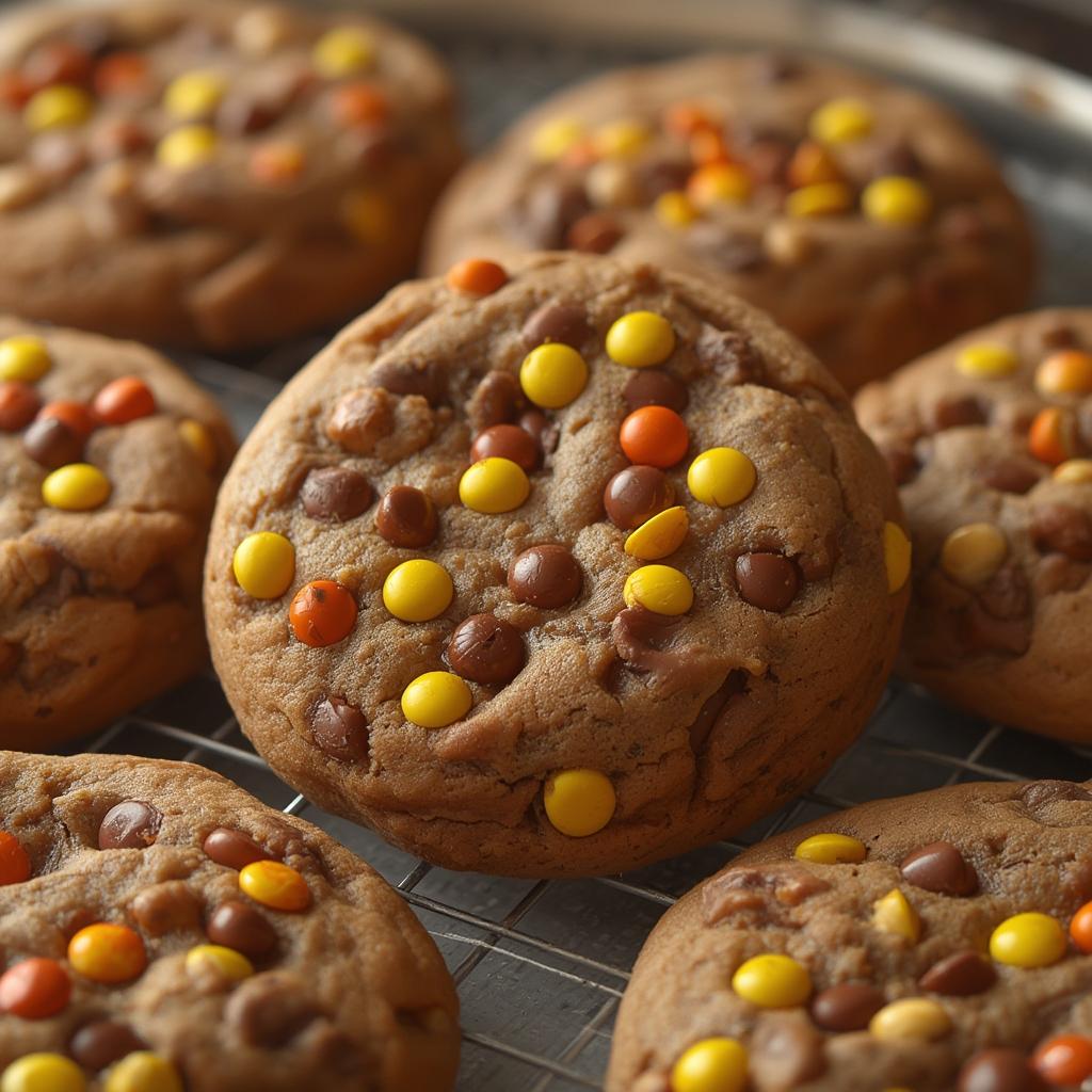 Ultimate Reeses Pieces Cookies Soft Chewy Bakery Style