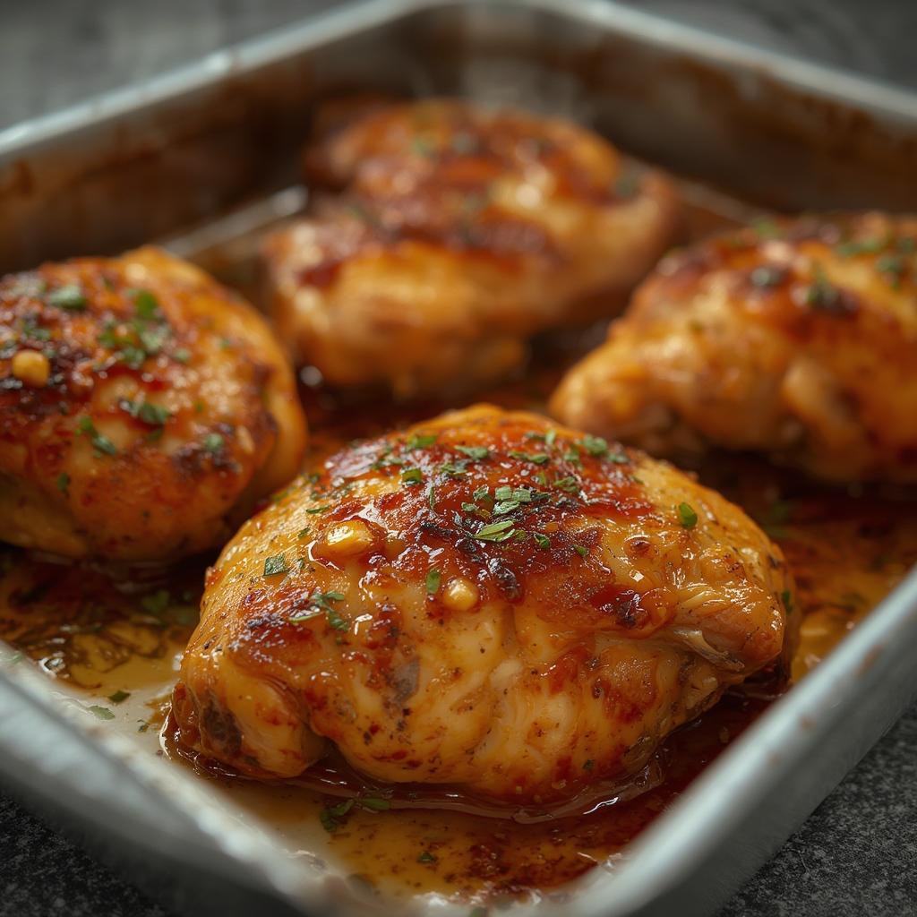 Baked Honey Garlic Chicken 3