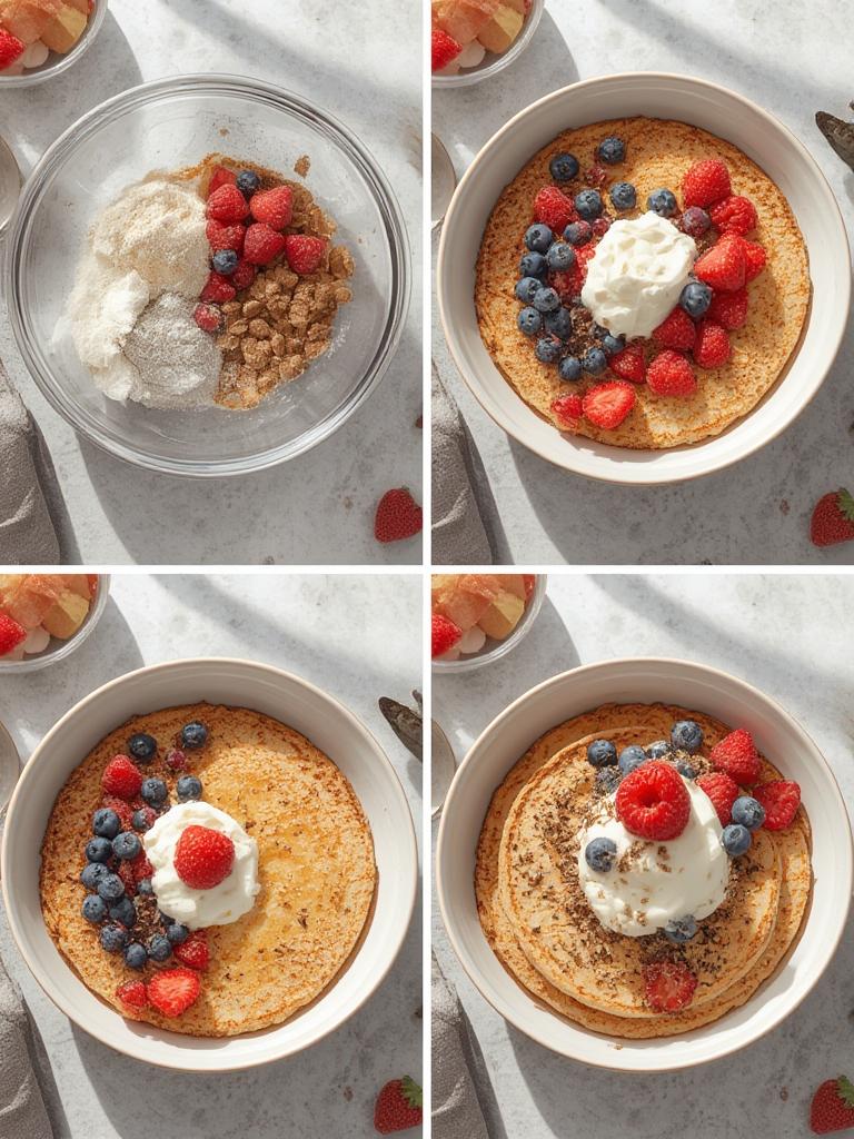 Mixing pancake batter