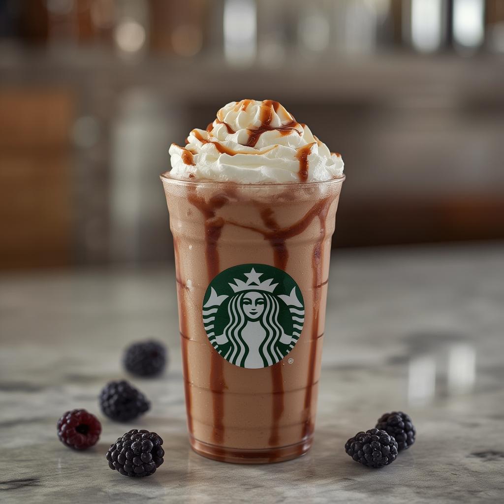 Blackberry Caramel Macchiato