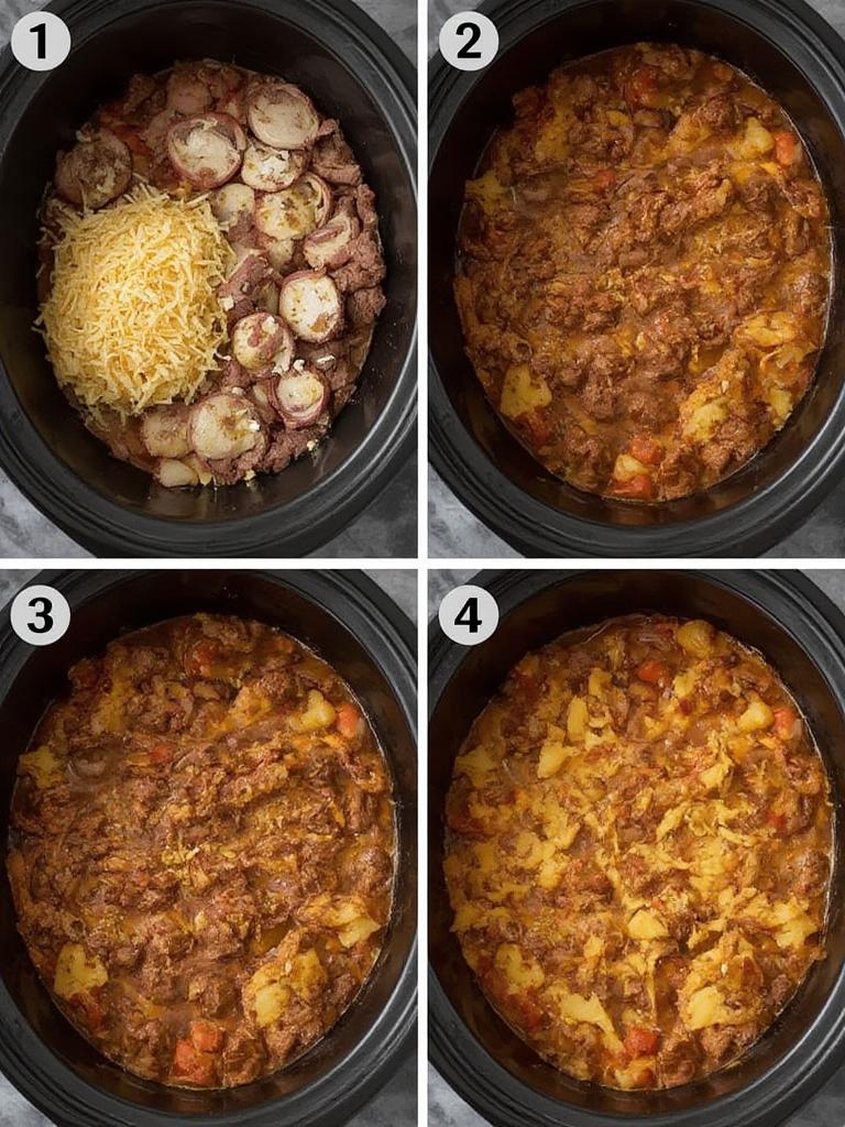 Cheesy Beef and Potatoes 6