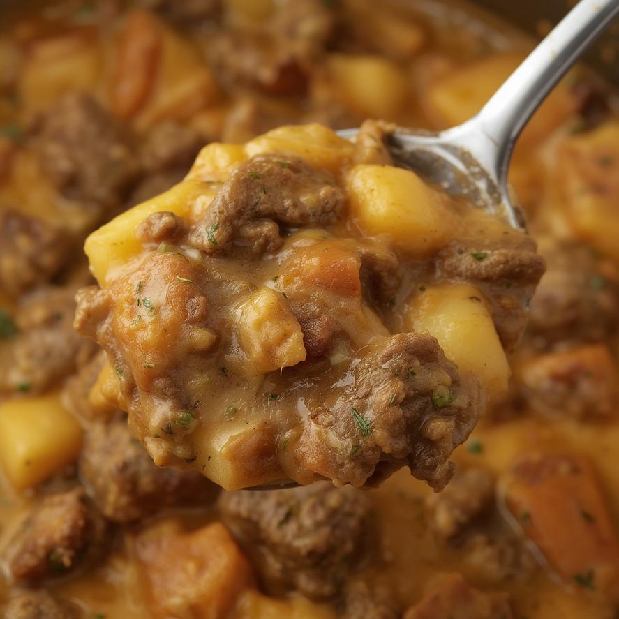 Cheesy Beef and Potatoes 7