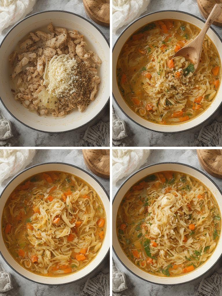 Classic Chicken Noodle Soup: Cozy Winter Comfort Soup Recipes & Best Ever! 3 Classic Chicken Noodle Soup 6