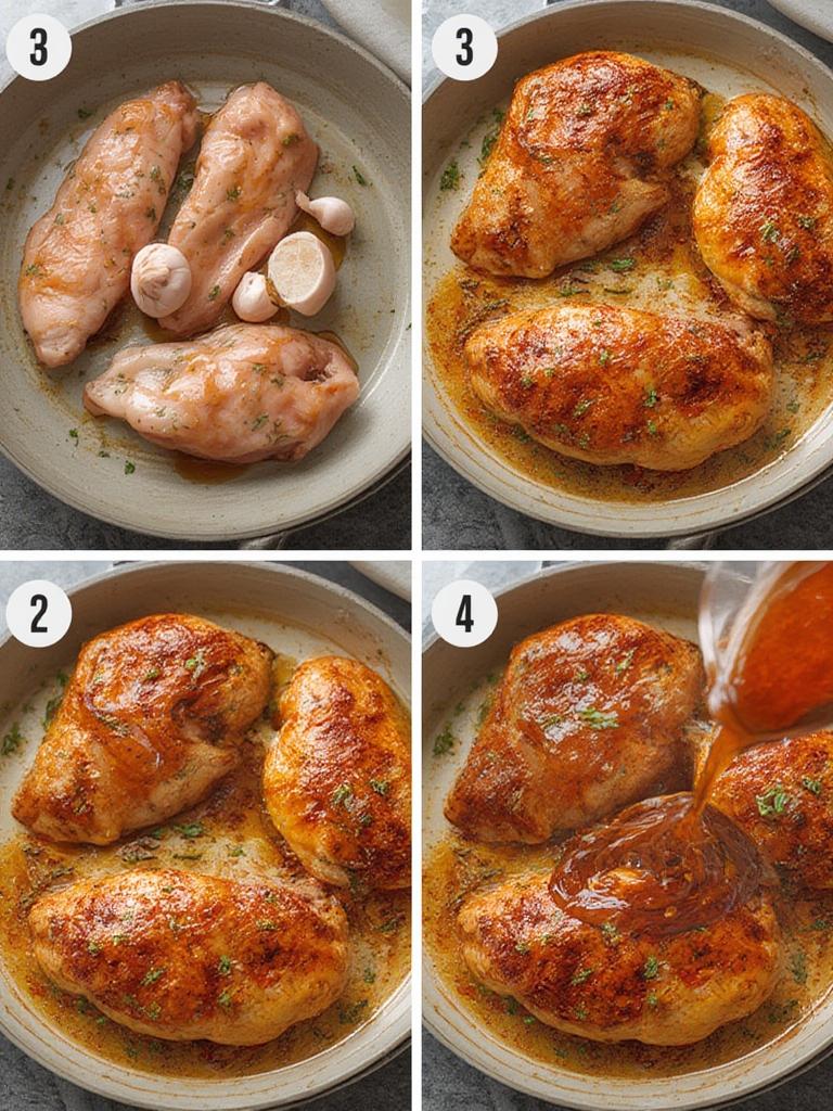 Honey Garlic Chicken Breasts 6
