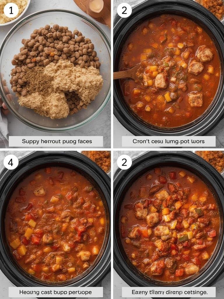 Step-by-step Sausage Goulash Soup preparation