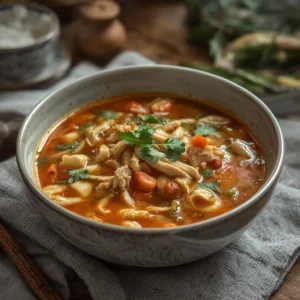 Thai Ginger Chicken Soup