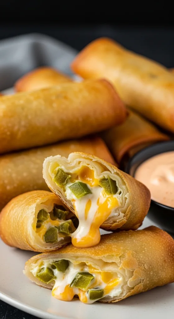 Jalapeo popper spring rolls e2e48fac35
