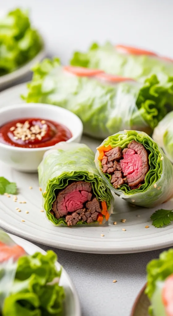 Korean bbq beef spring rolls 244d23763a