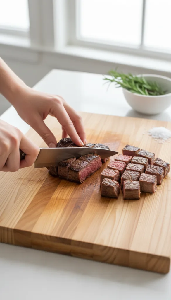 7 Garlic Butter Steak Bites Mistakes to Avoid 7 Original cutting steak 202602132222