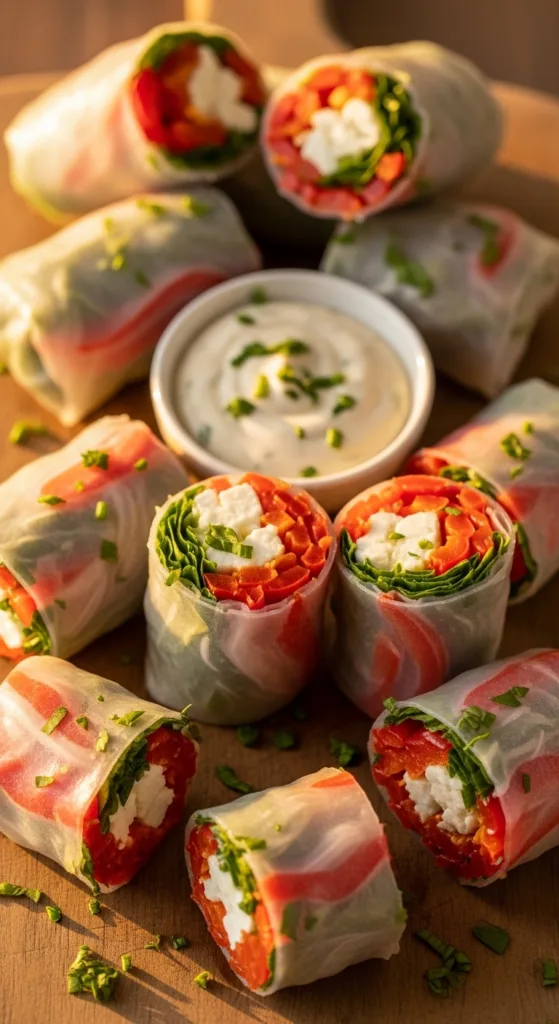 Originalroasted red pepper and feta spring rollspi ad09b8b5fd