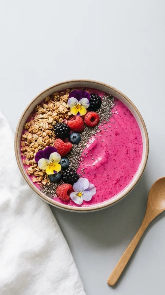 Pink pitaya smoothie bowl 02405da58d