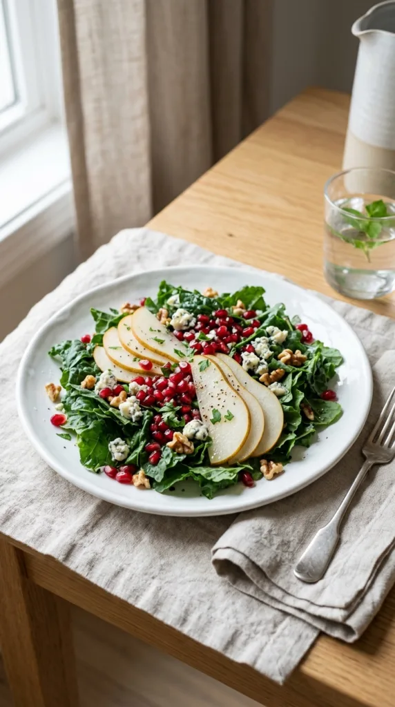 Salad with kale and pomegranate b0337e12d3