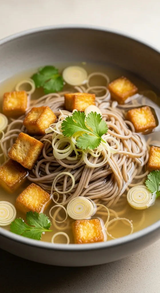 Soba noodle and tofu bowl 94e94d9bad